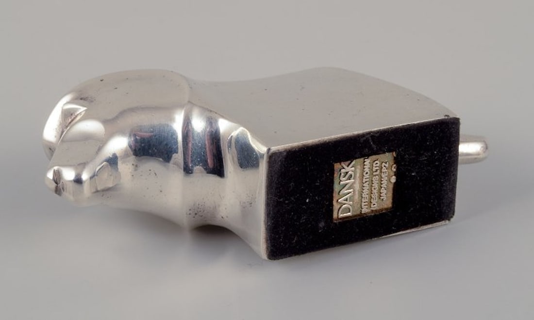 Dansk International Designs Ltd. Small sculpture in plated silver. 1970s. - 6