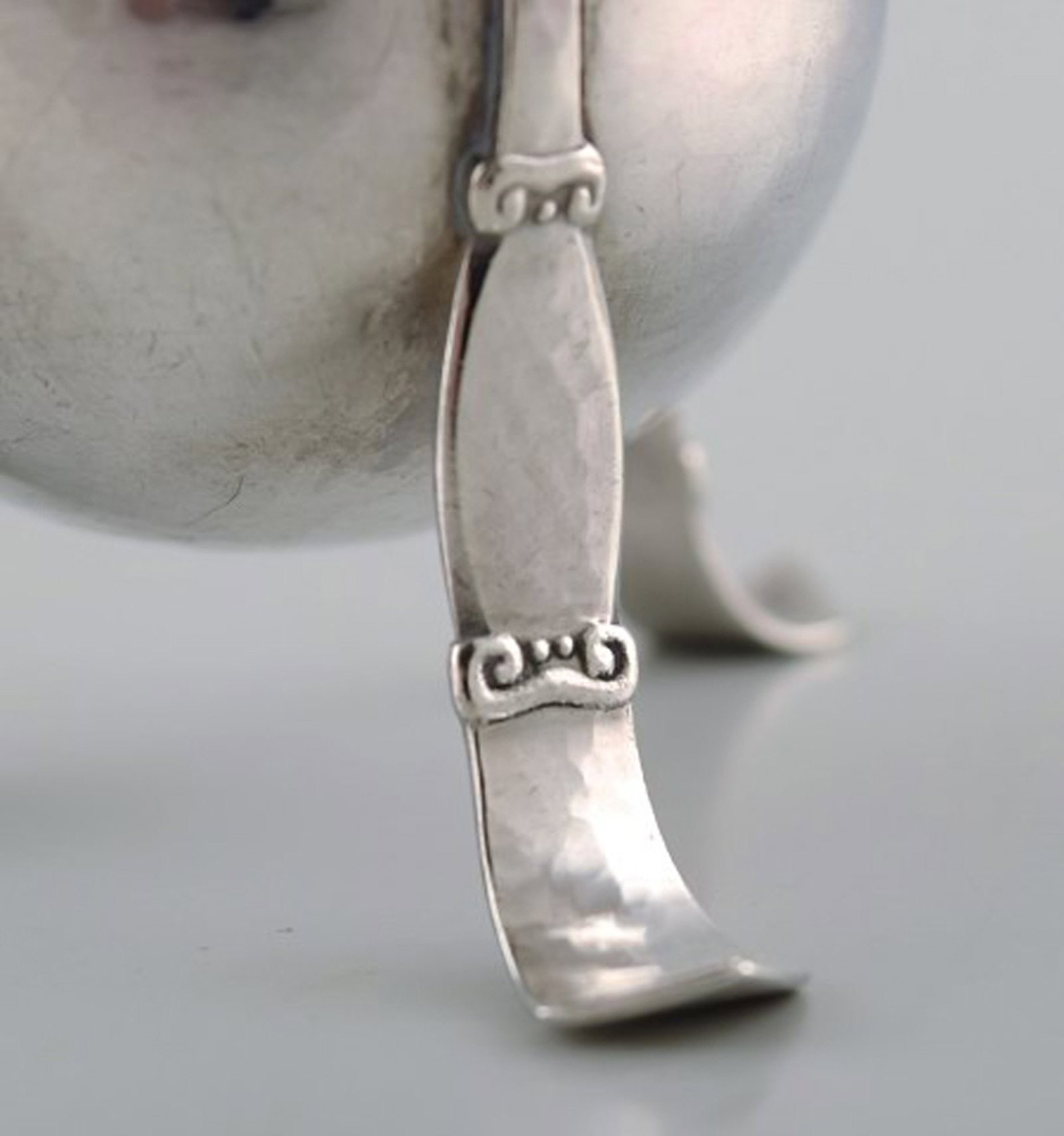 Danish silversmith. Salt vessel in silver (830). Dated 1922. - 4