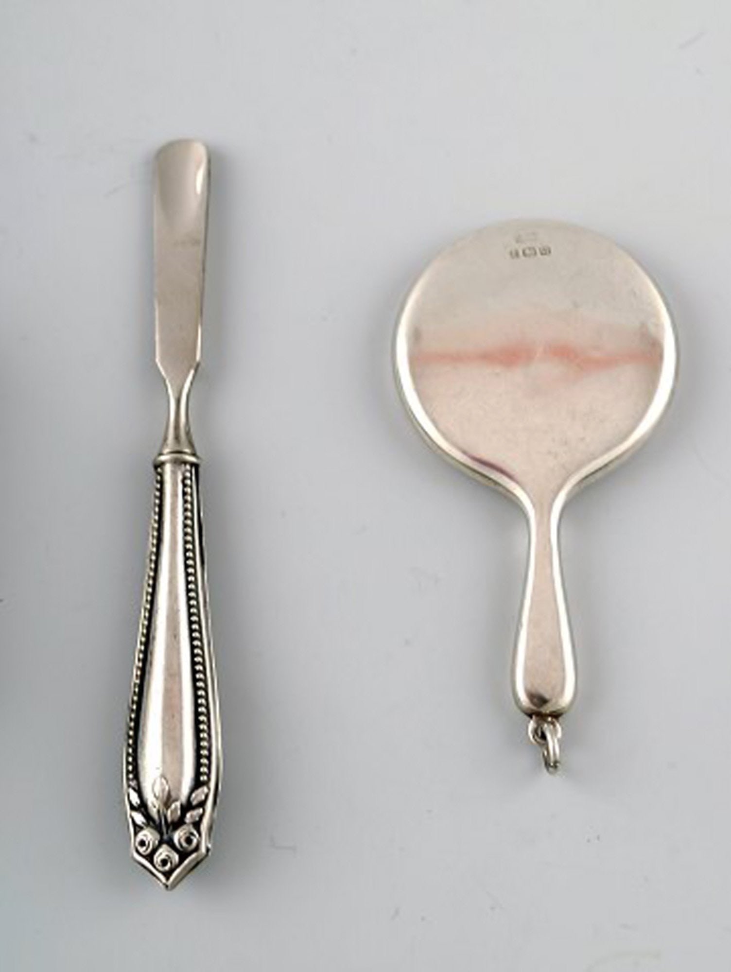 Collection of British silver, objects for necessaire, early 1900's. - 3
