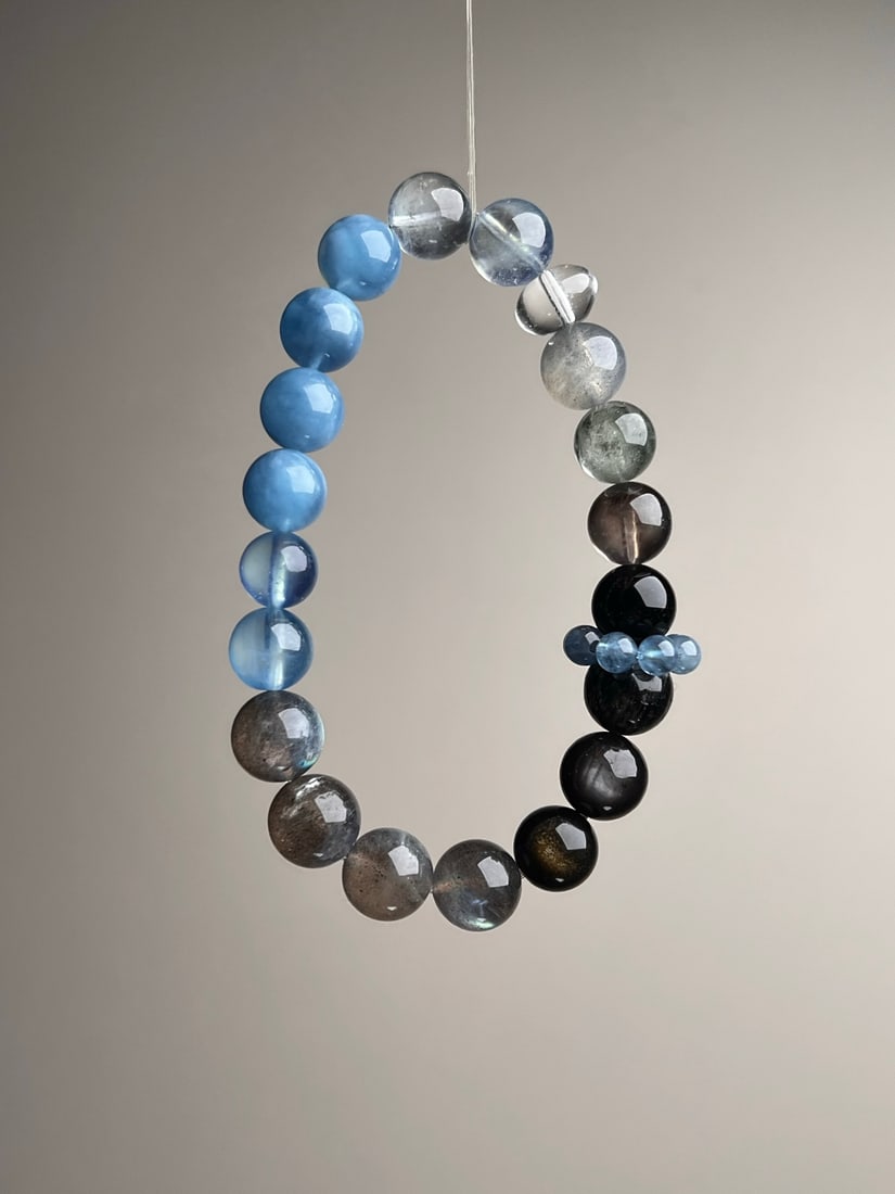 Natural Multi-Gemstone Bracelet - 4