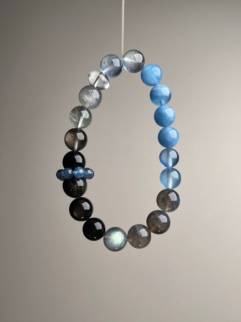 Natural Multi-Gemstone Bracelet - 5