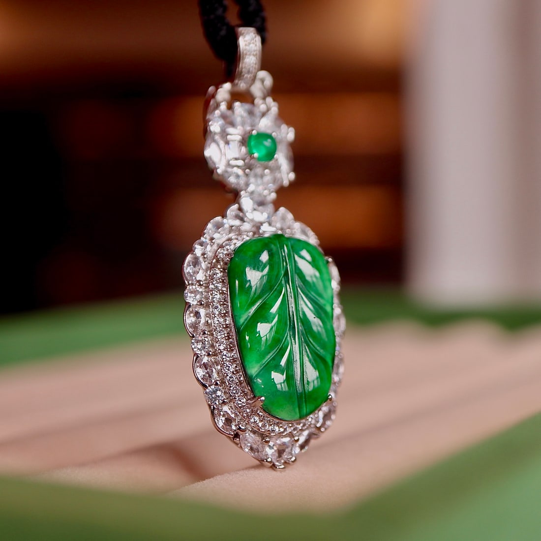 Natural Jadeite Pendant - 2