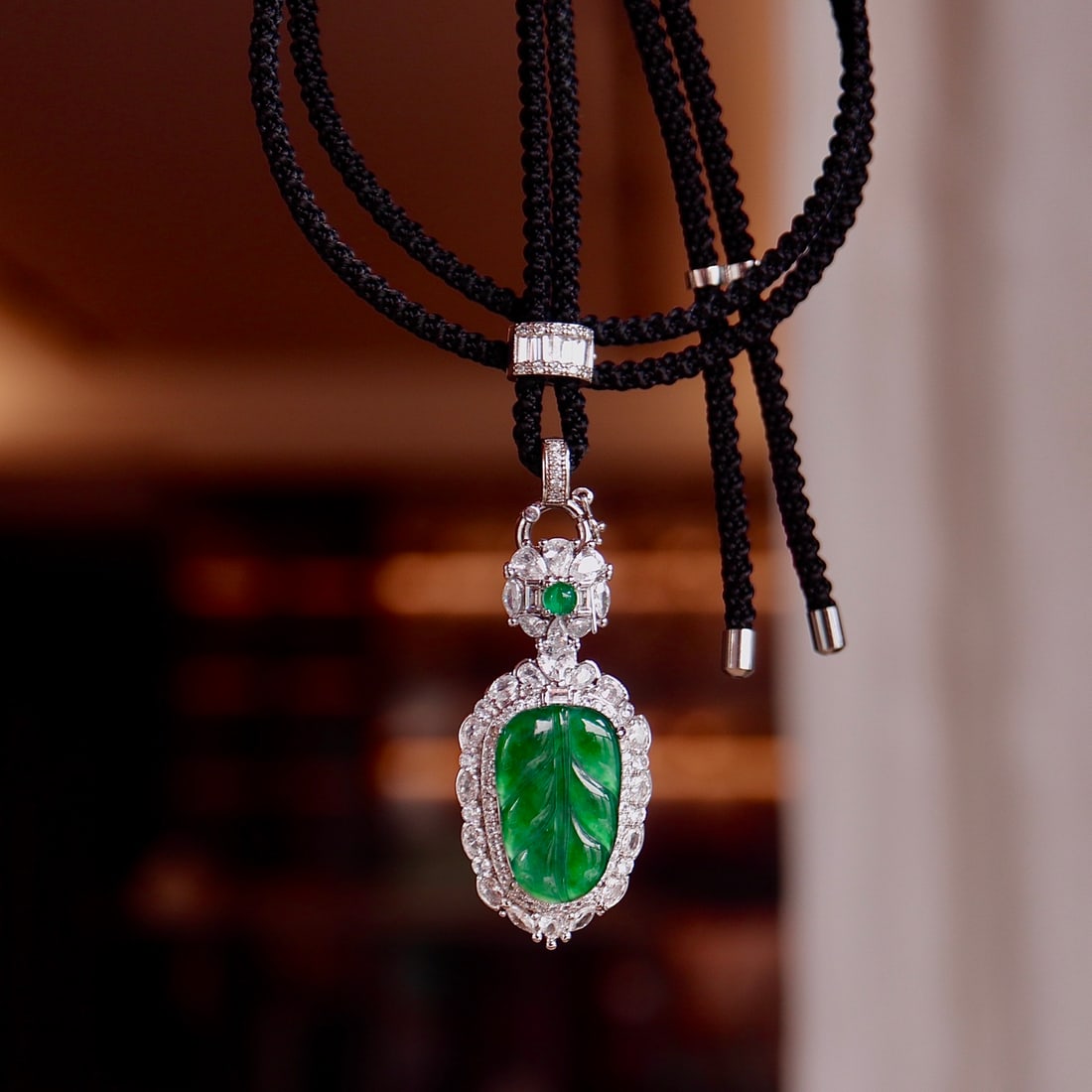 Natural Jadeite Pendant - 3
