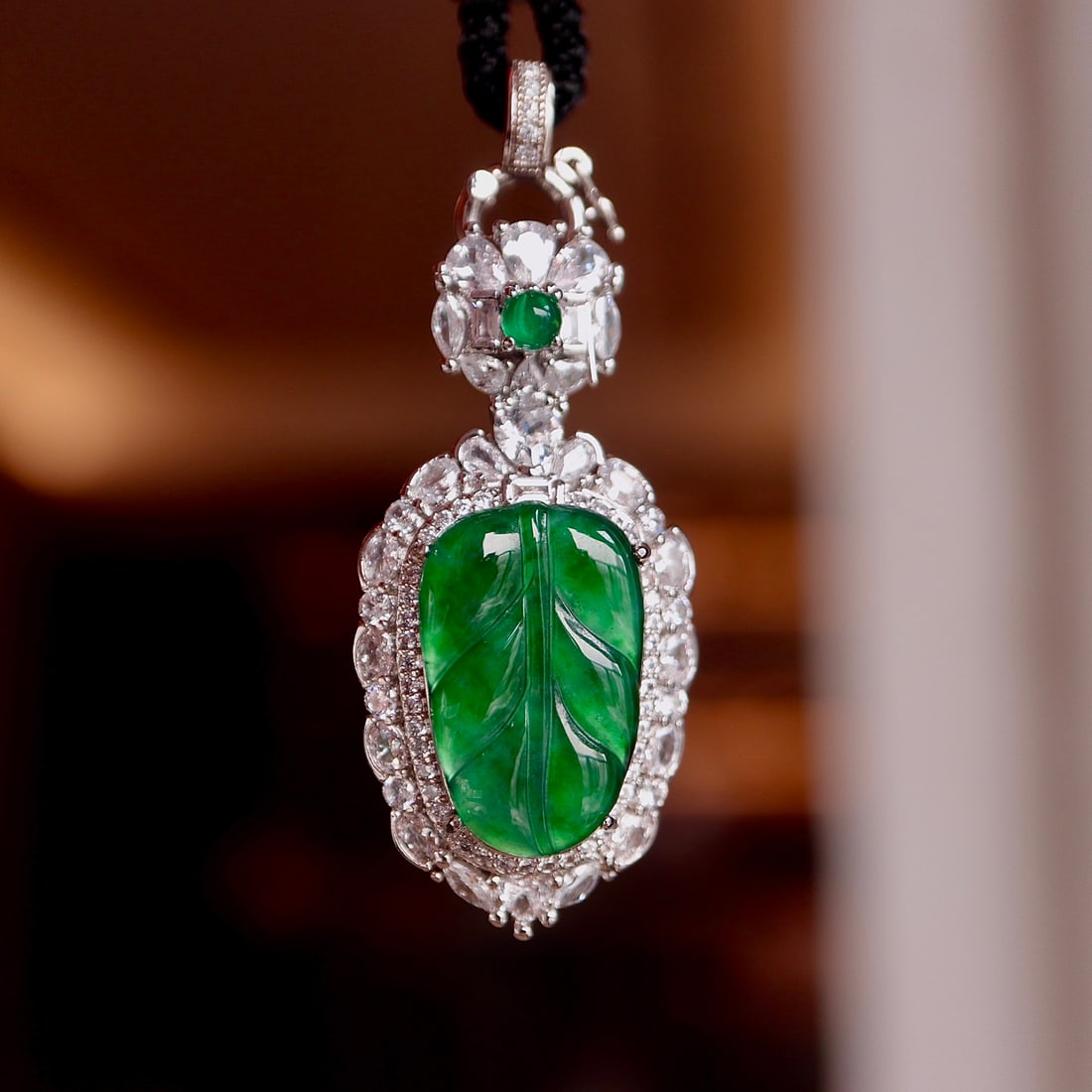 Natural Jadeite Pendant - 5