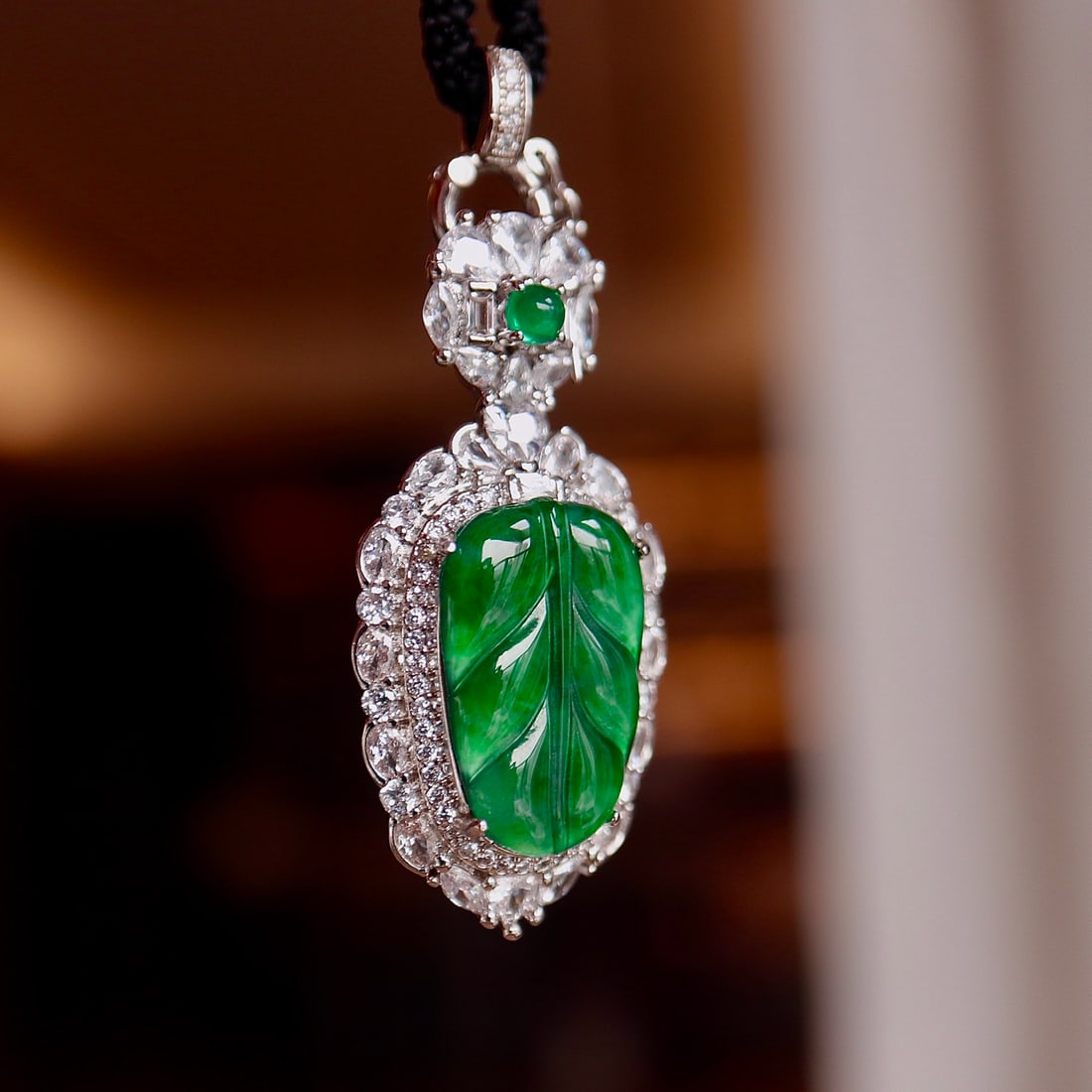 Natural Jadeite Pendant - 6