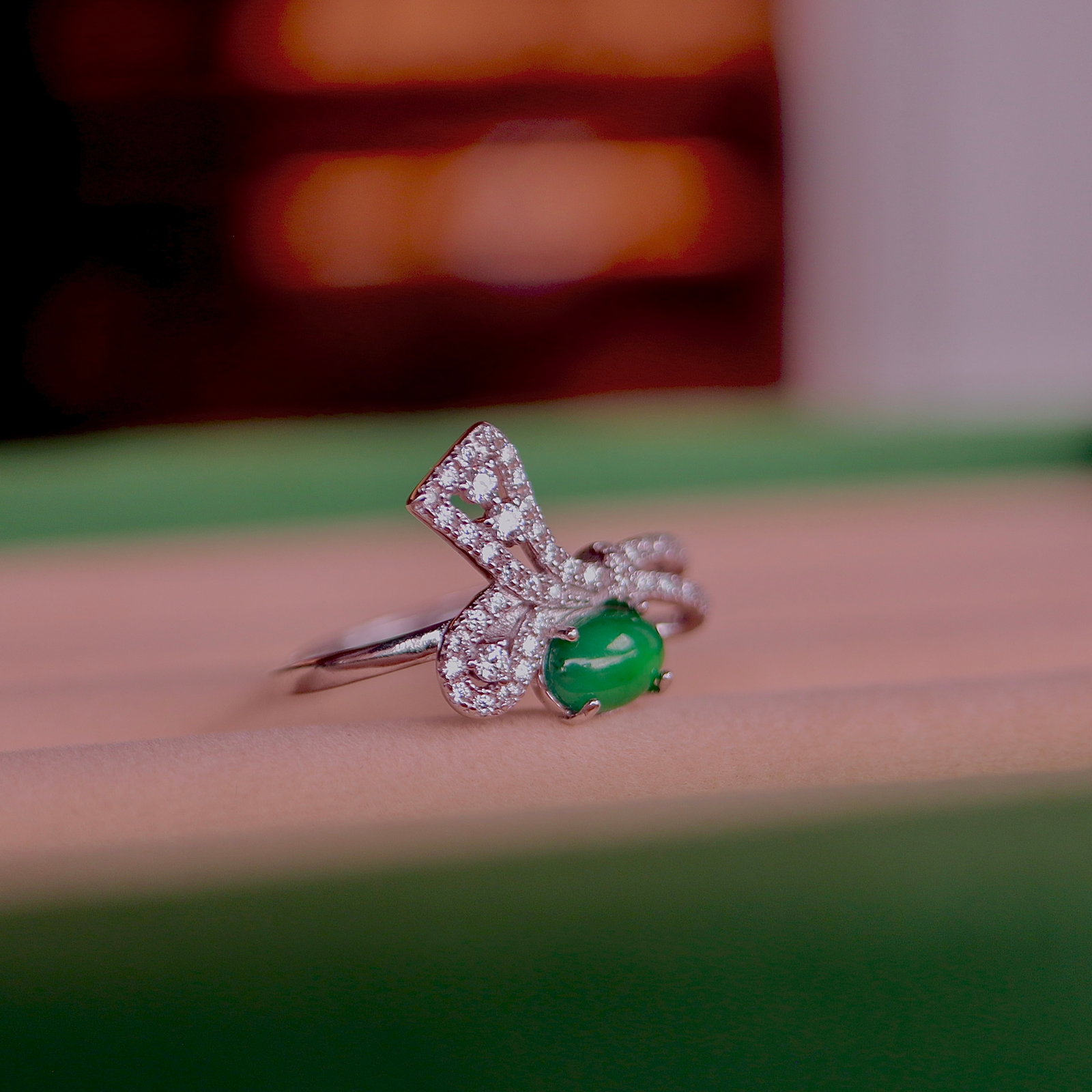 Natural Jadeite Ring - 2