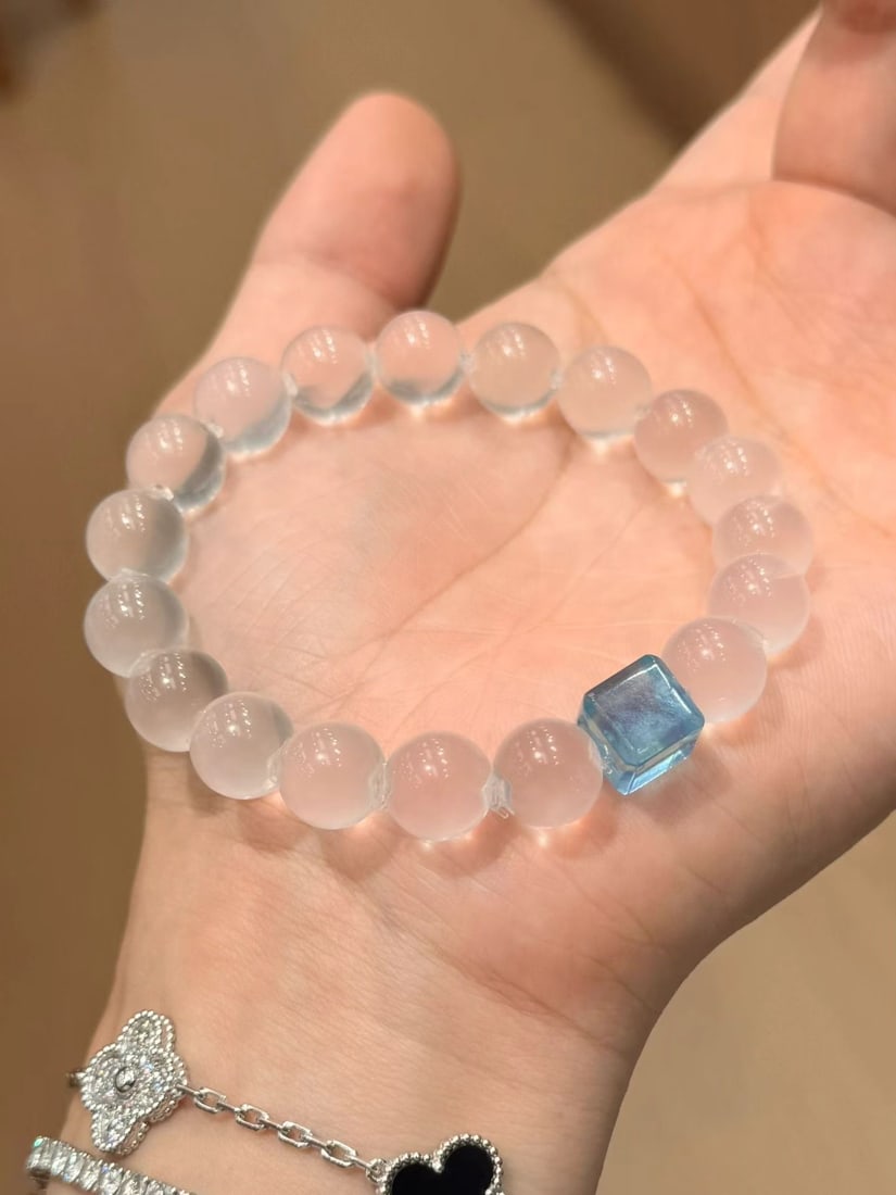 White Crystal Bracelet - 4