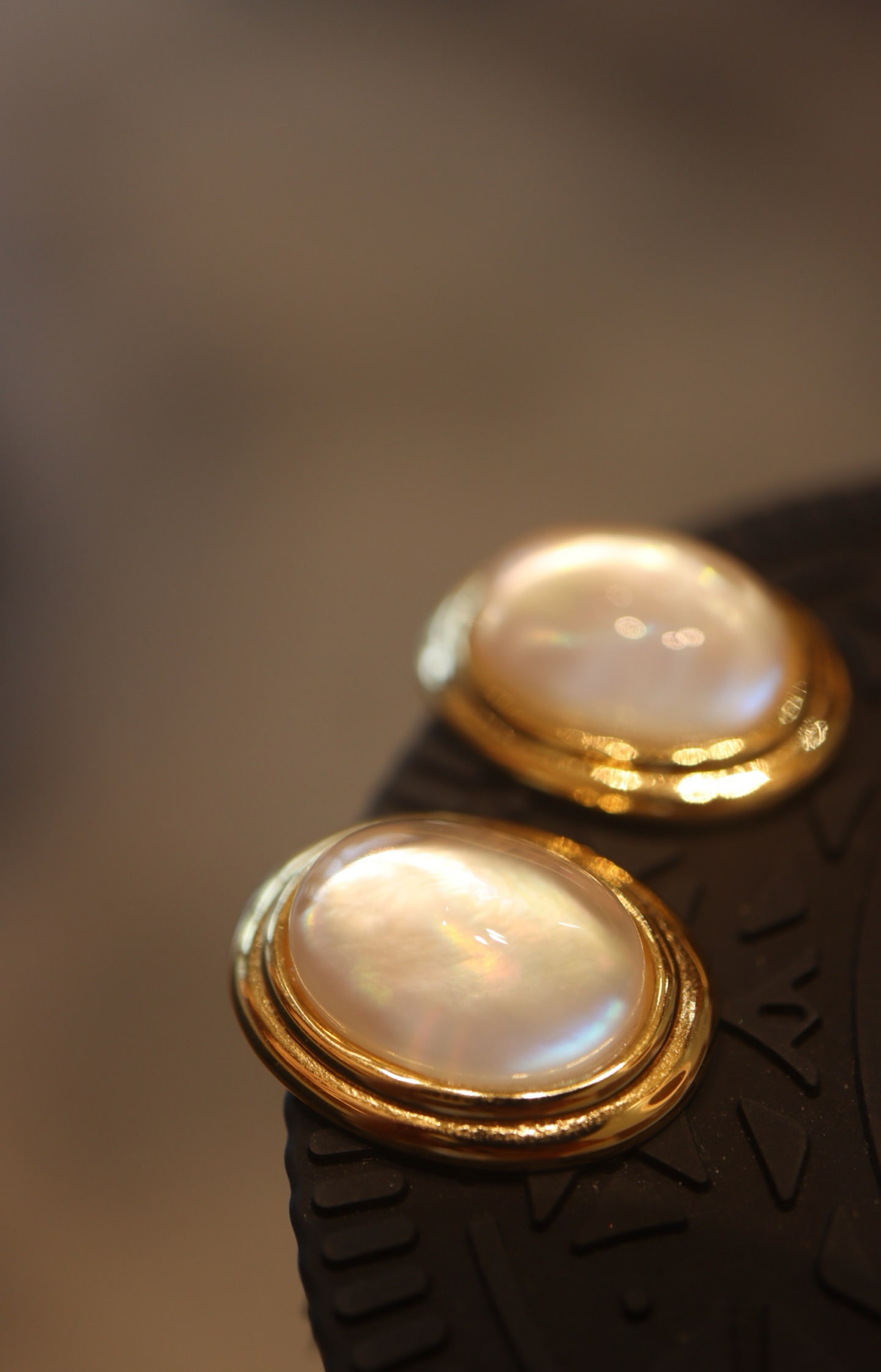 Natural White Crystal Earrings - 2