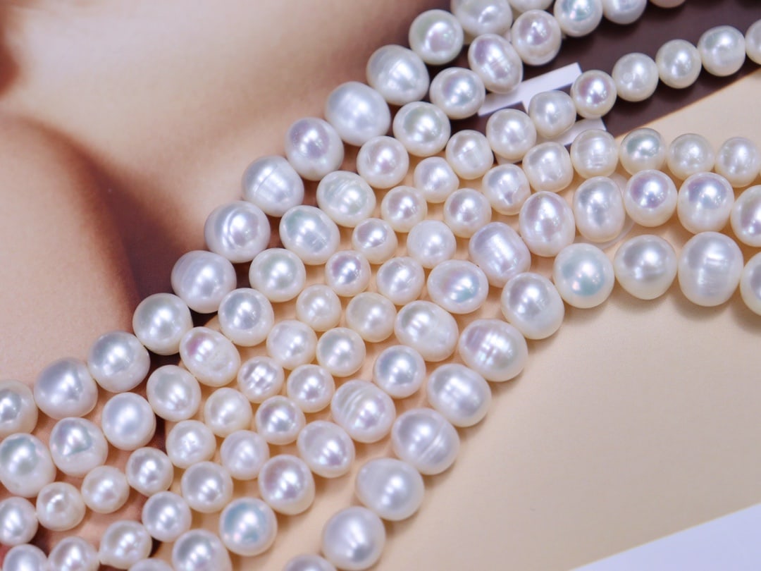 Natural White Pearl Multi-layer Necklace - 6