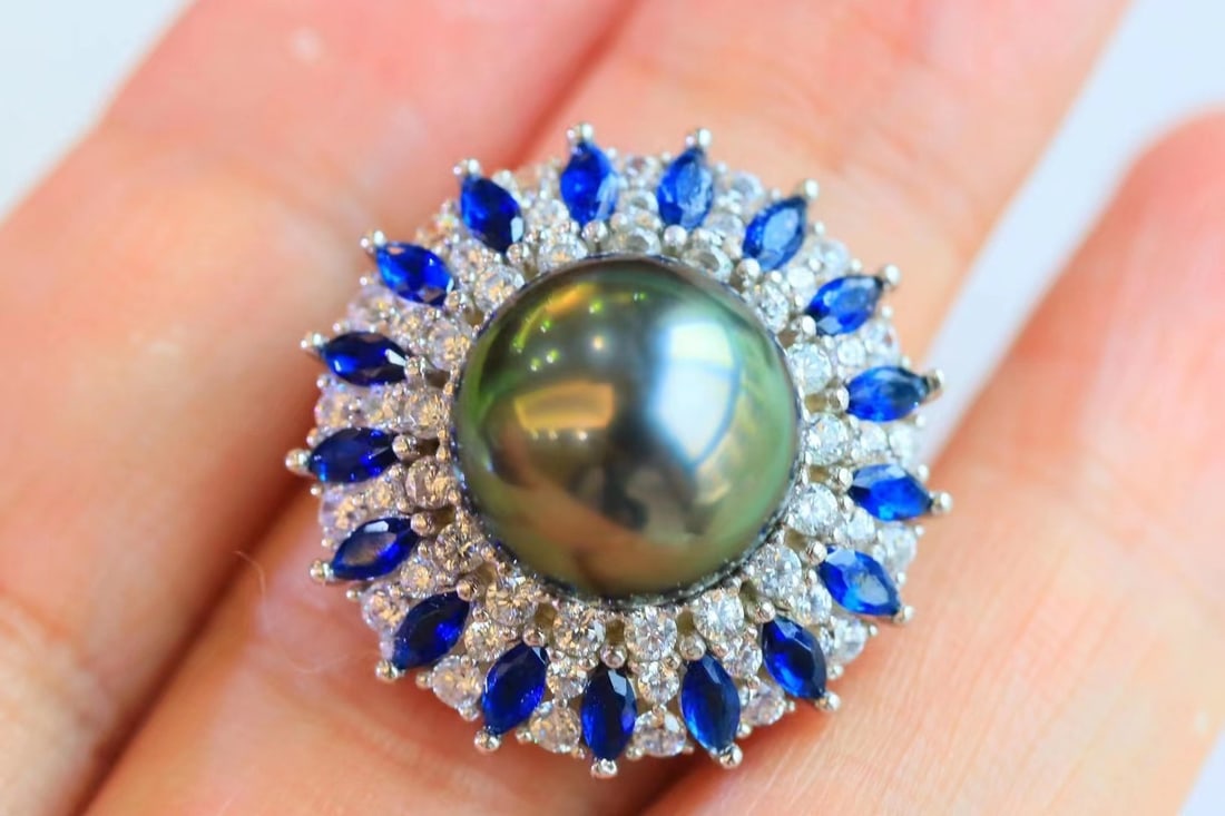 S925 Silver Pearl Ring - 4