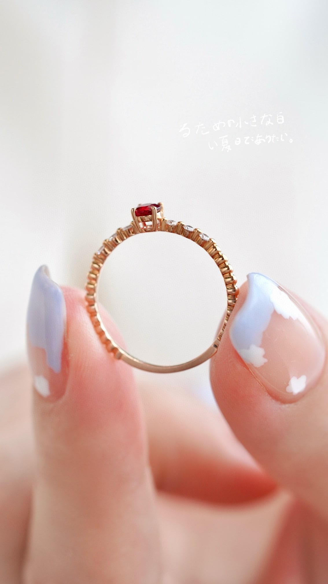 18K Gold Ruby Ring - 2