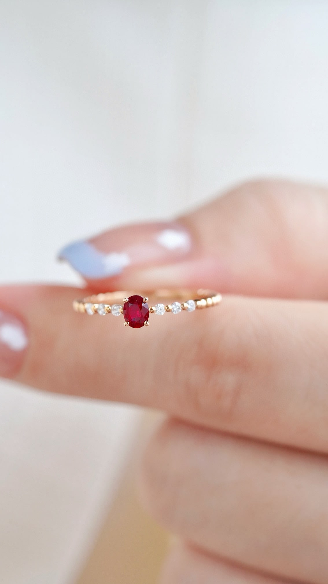 18K Gold Ruby Ring - 3