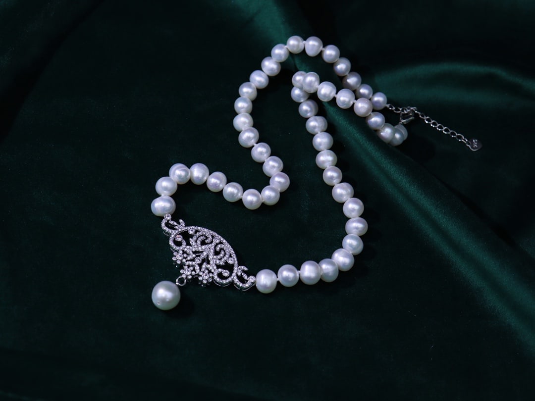 Natural Pearl Necklace - 6