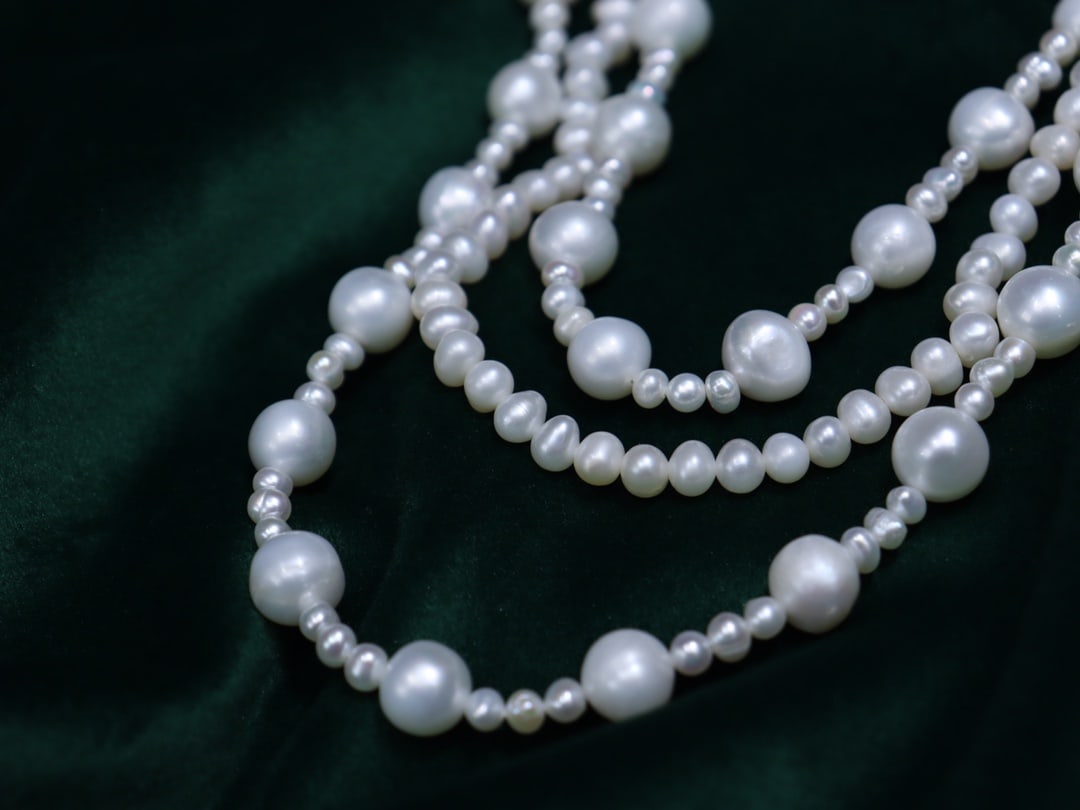 Natural Freshwater White Pearl Necklace - 5