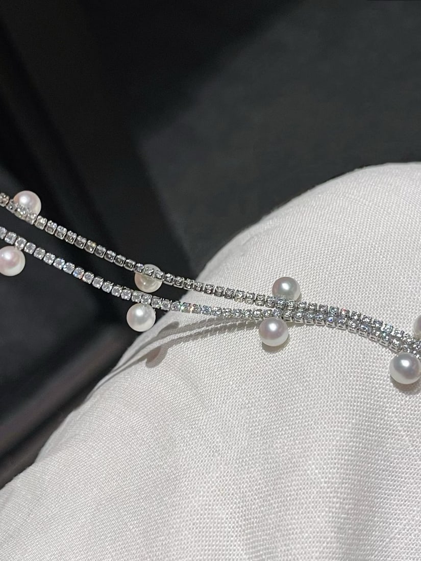 Natural Freshwater Pearl Necklace - 3