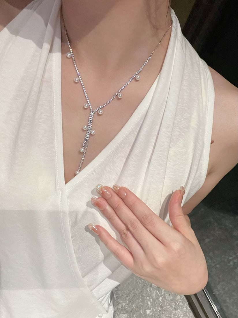 Natural Freshwater Pearl Necklace - 4