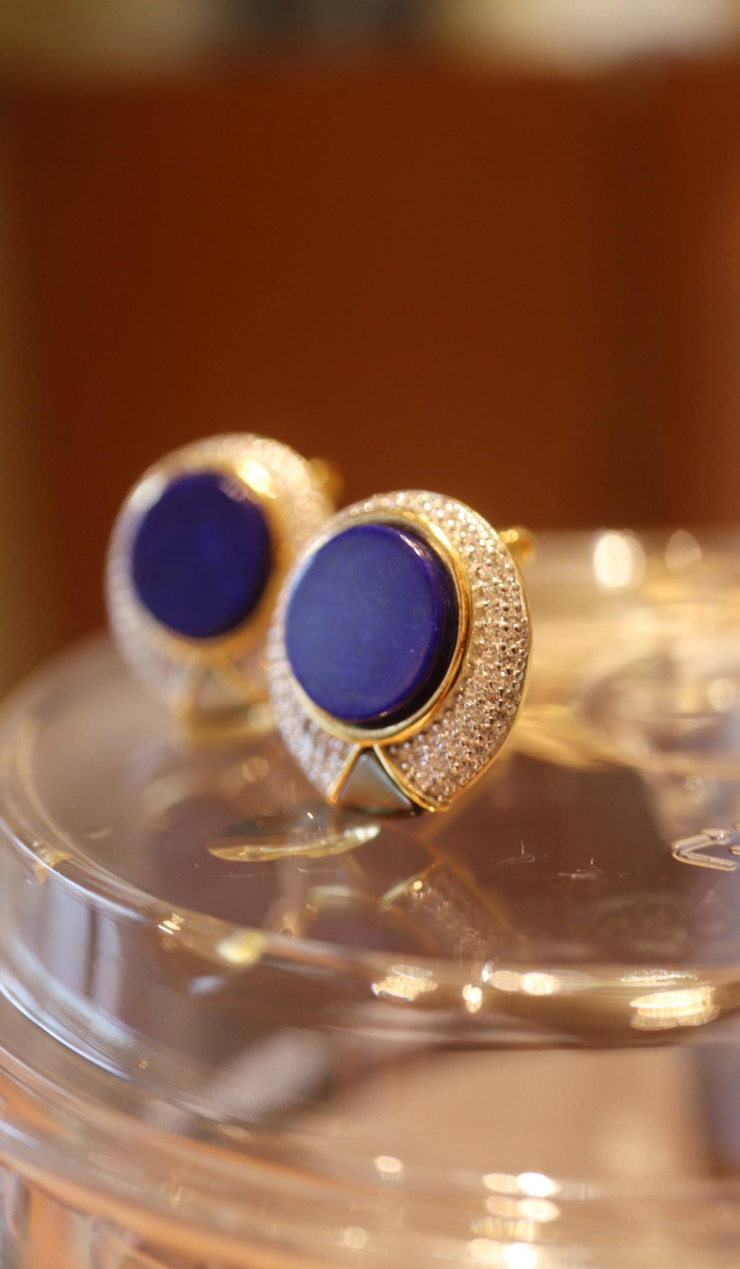 Sterling Silver Natural Lapis Lazuli Earrings - 2