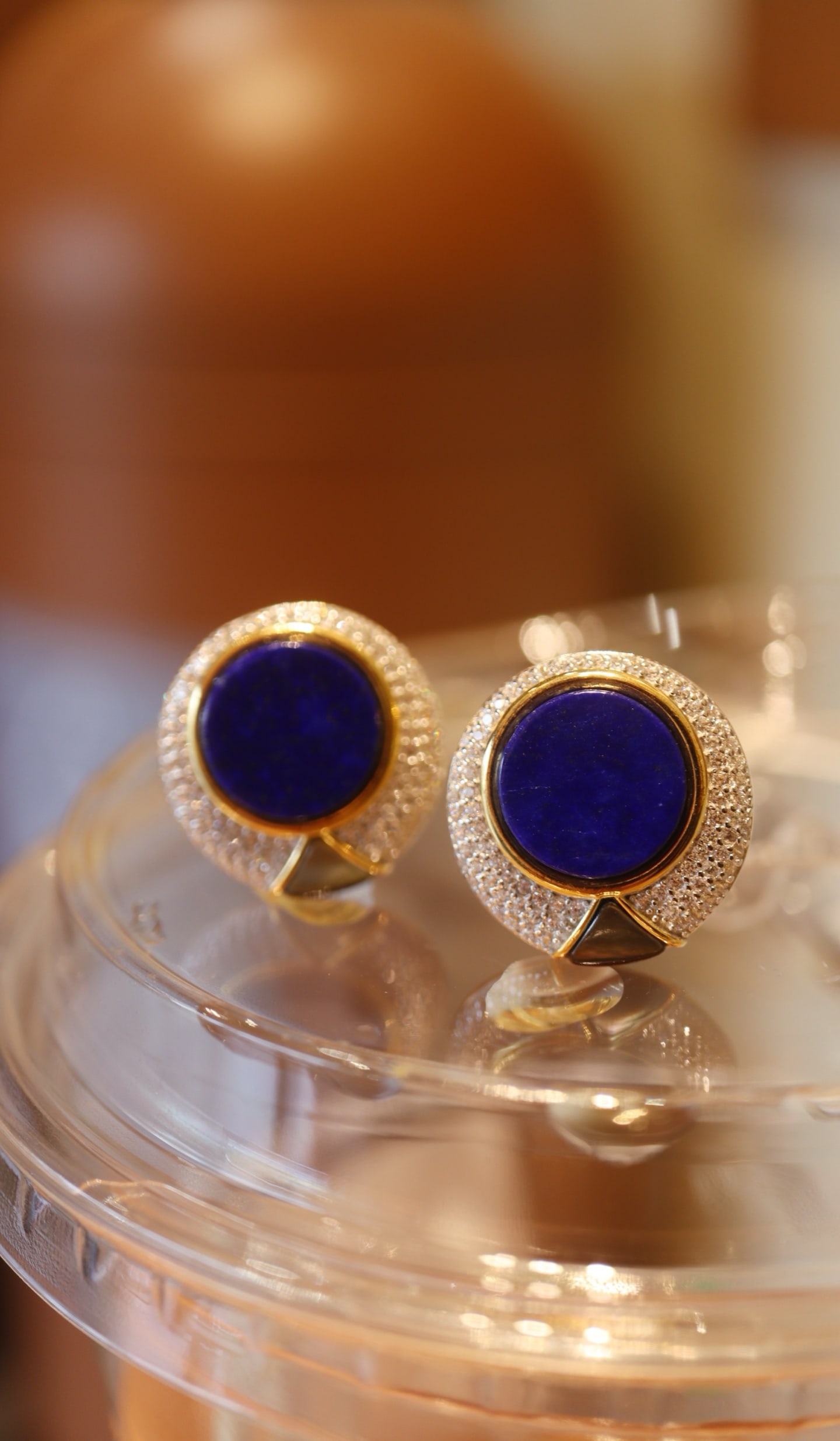 Sterling Silver Natural Lapis Lazuli Earrings - 3