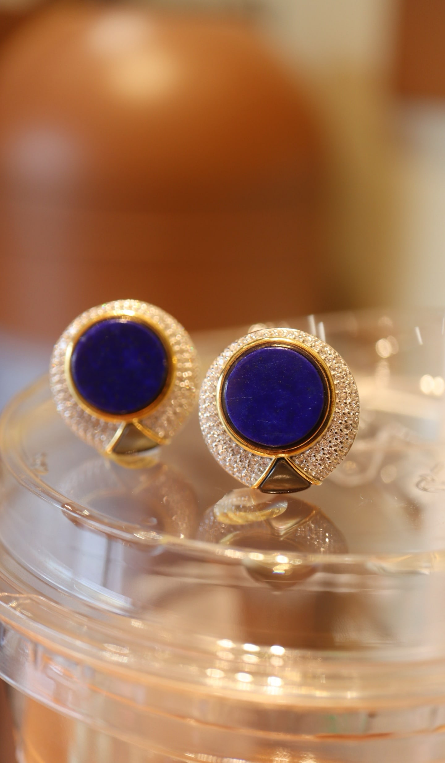 Sterling Silver Natural Lapis Lazuli Earrings - 4