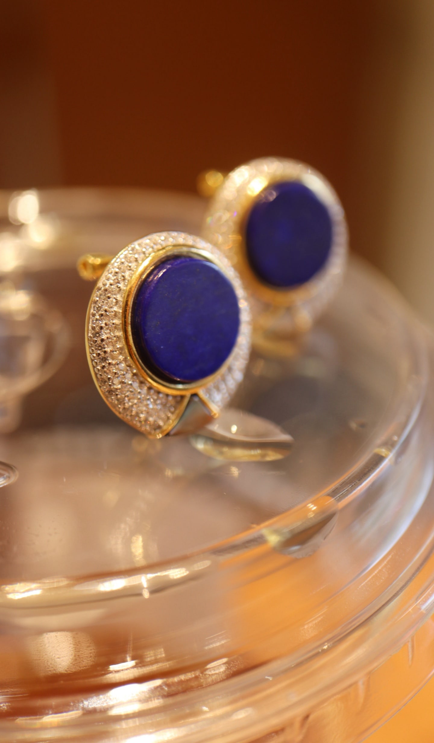 Sterling Silver Natural Lapis Lazuli Earrings - 8