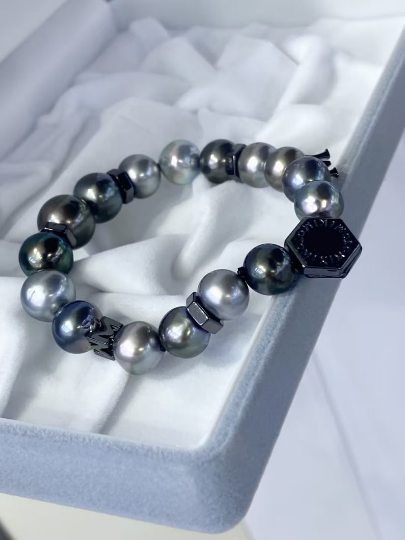 Natural Tahitian Pearl Bracelet - 4