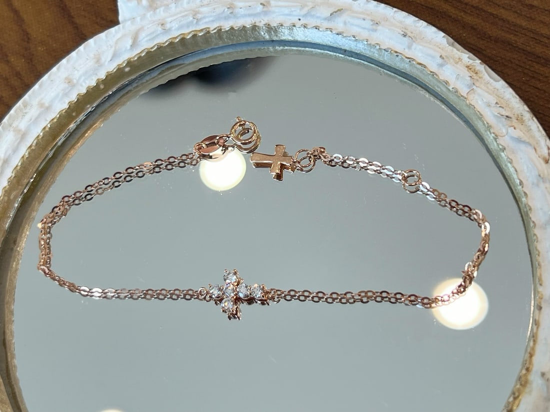 18K Gold Lab-Grown Diamond Bracelet - 4