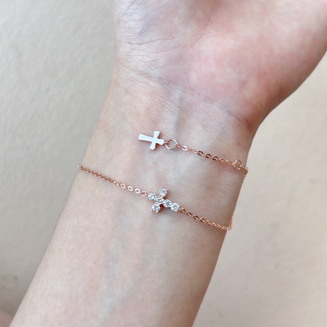 18K Gold Lab-Grown Diamond Bracelet - 5