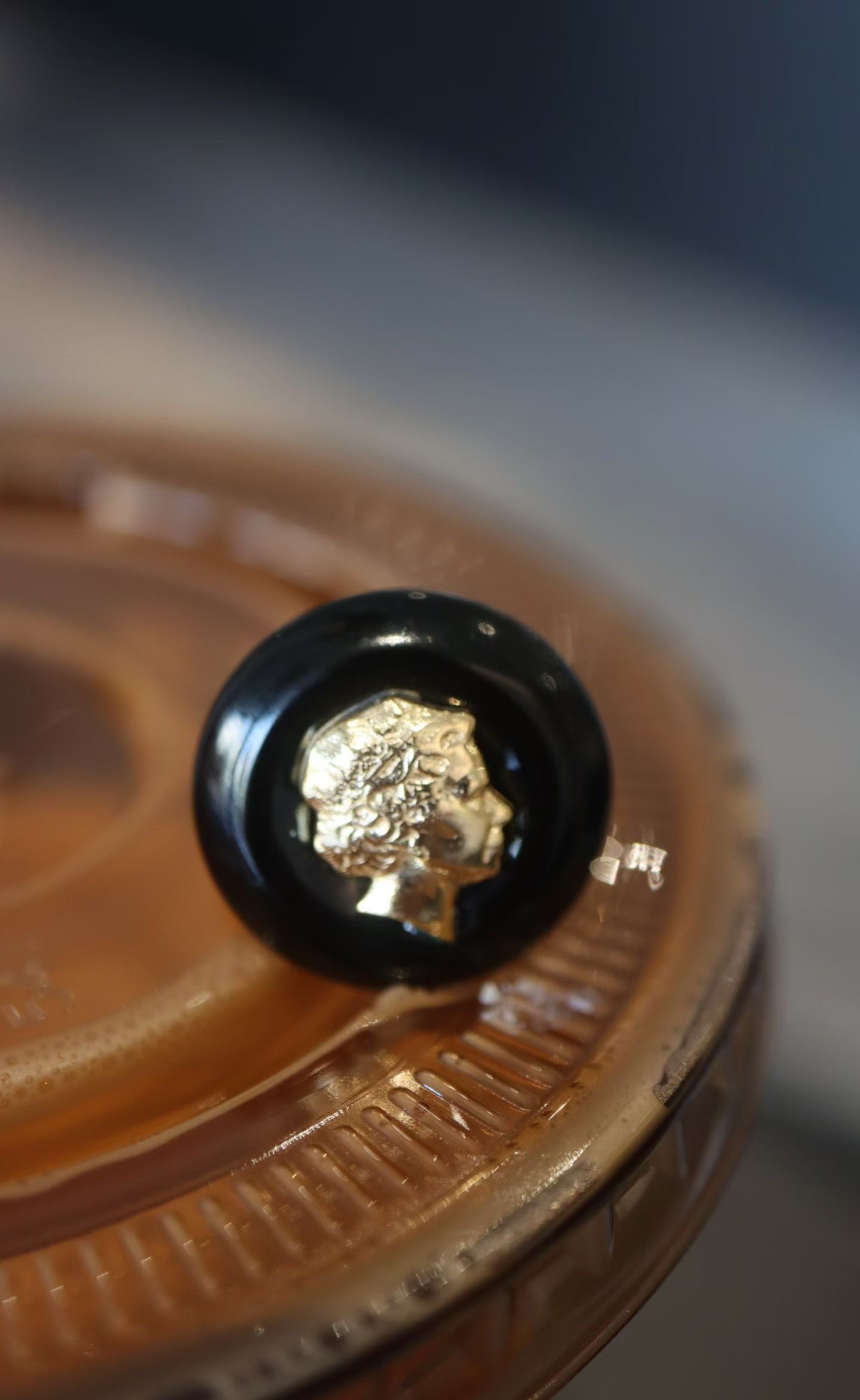 Silver Black Onyx Ring (1 of 7)