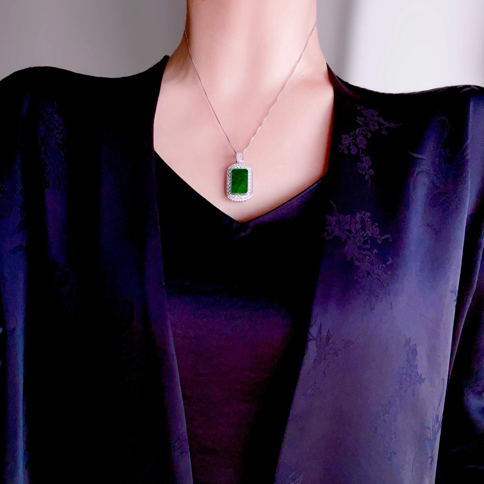 Natural Jadeite Pendant - 9