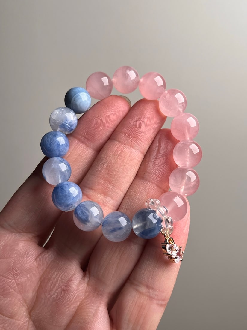 Natural Kyanite Multi-Gem Bracelet - 6