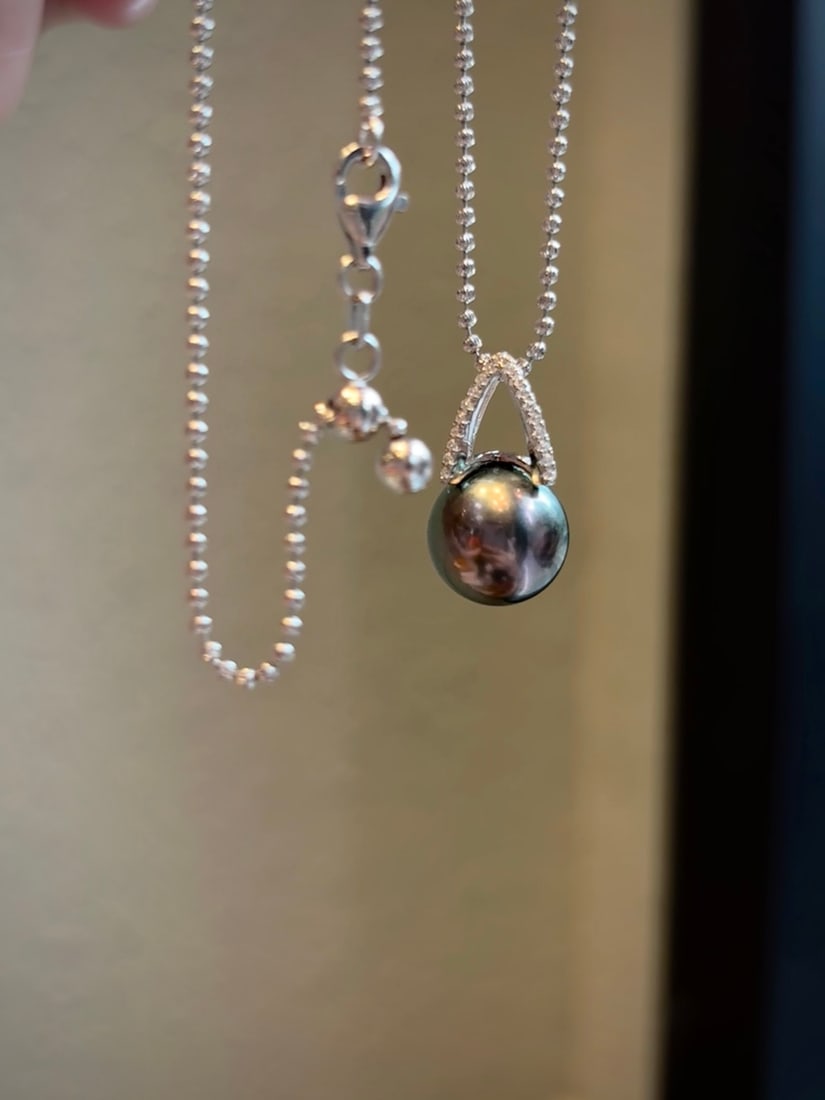 Tahitian Saltwater Pearl Pendant - 3