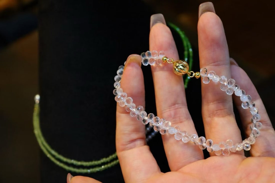 White Crystal Bracelet - 2