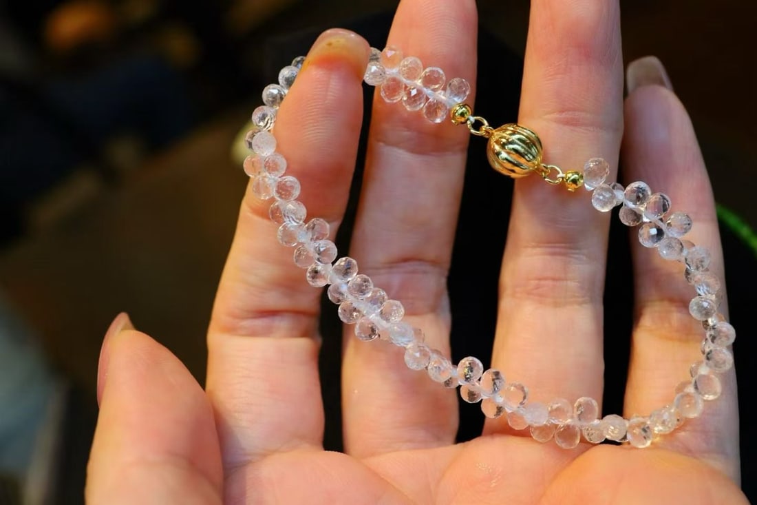 White Crystal Bracelet - 8