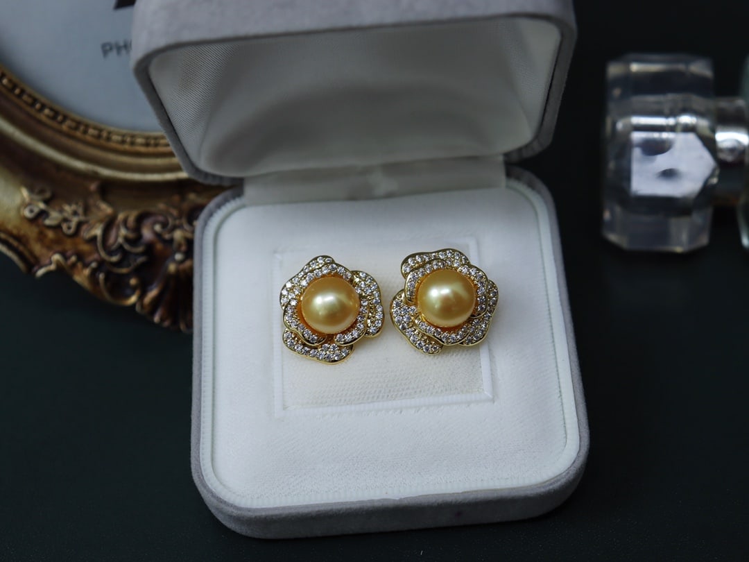 Natural Pearl Earrings - 2