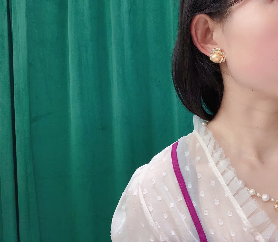 Natural Pearl Earrings - 3