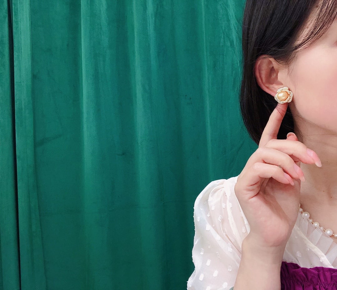 Natural Pearl Earrings - 4