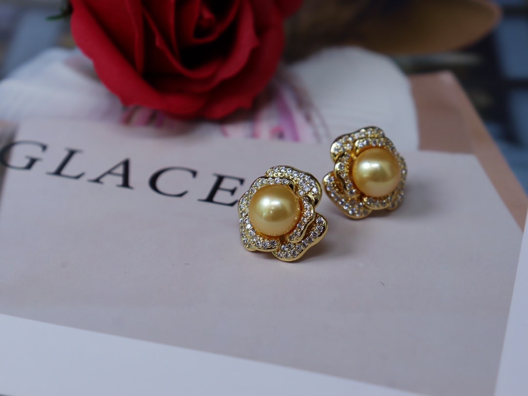 Natural Pearl Earrings - 5