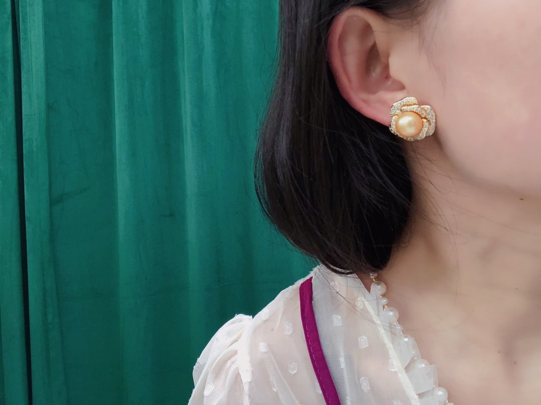 Natural Pearl Earrings - 8