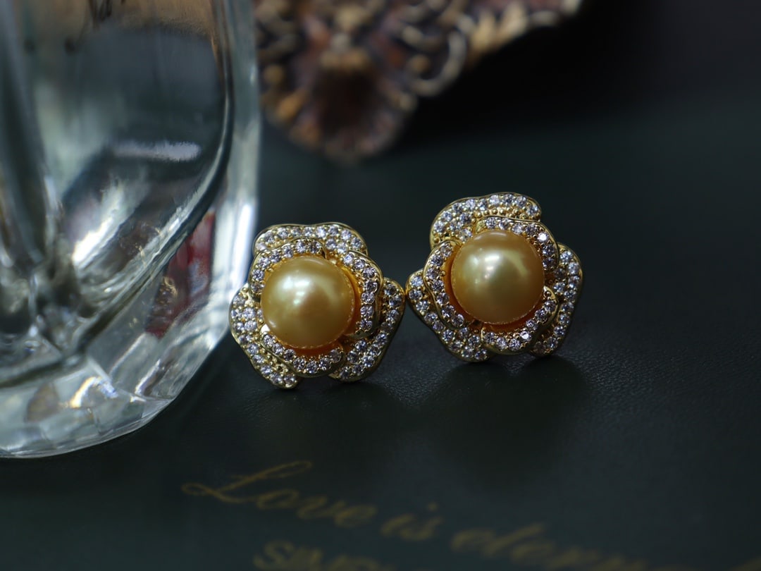 Natural Pearl Earrings - 9