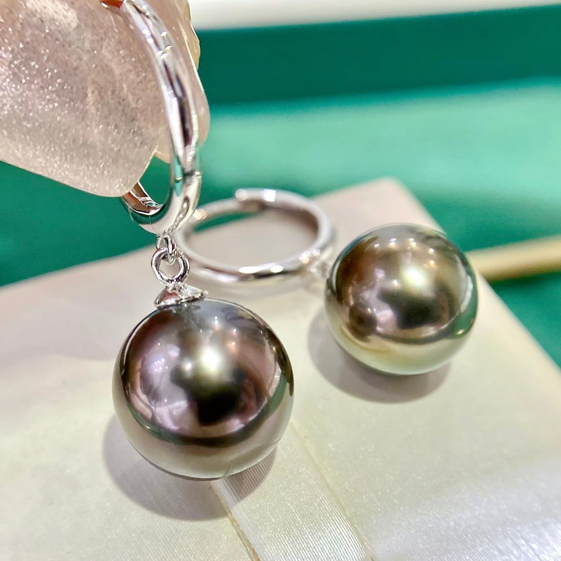 925 Silver Pearl Earrings - 3