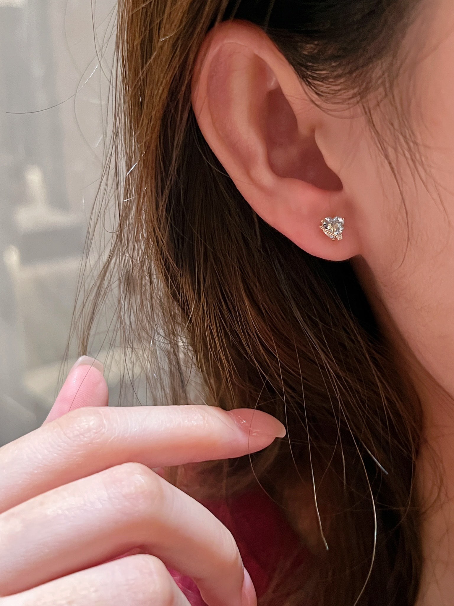 18K Gold Aquamarine Diamond Earrings - 6
