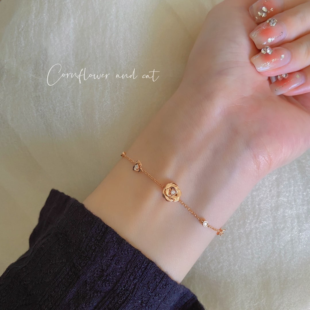 18K Gold Lab-Grown Diamond Bracelet - 4