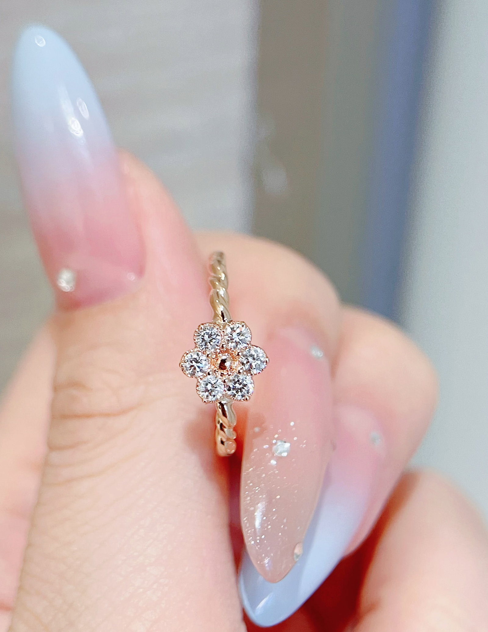 18K Rose Gold Lab-Grown Diamond Ring - 2