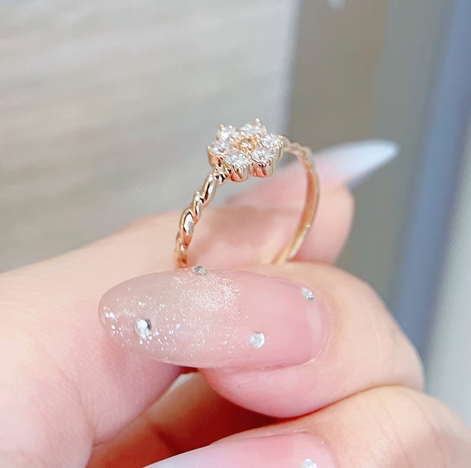 18K Rose Gold Lab-Grown Diamond Ring - 3