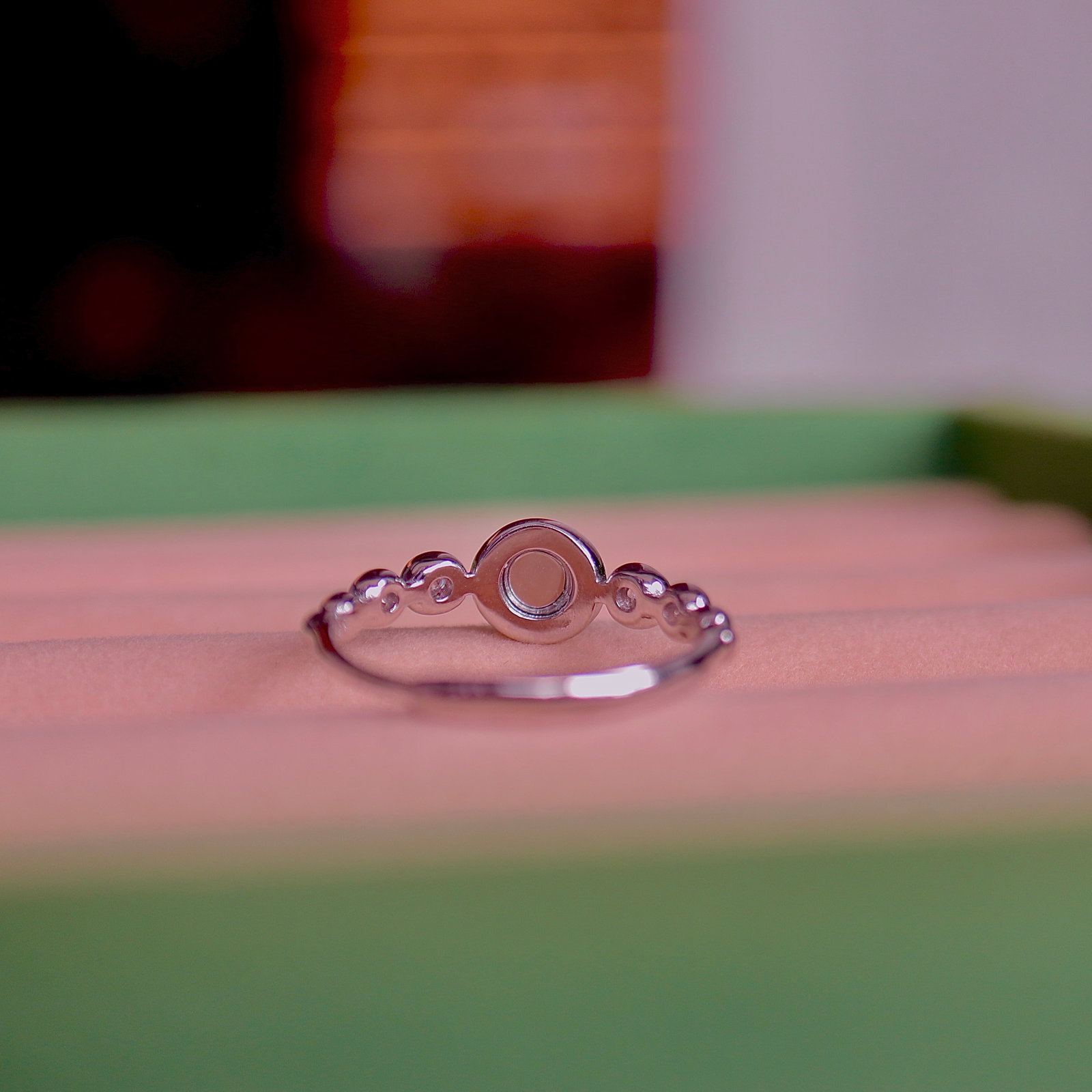 S925 Silver Natural Jadeite Ring - 3