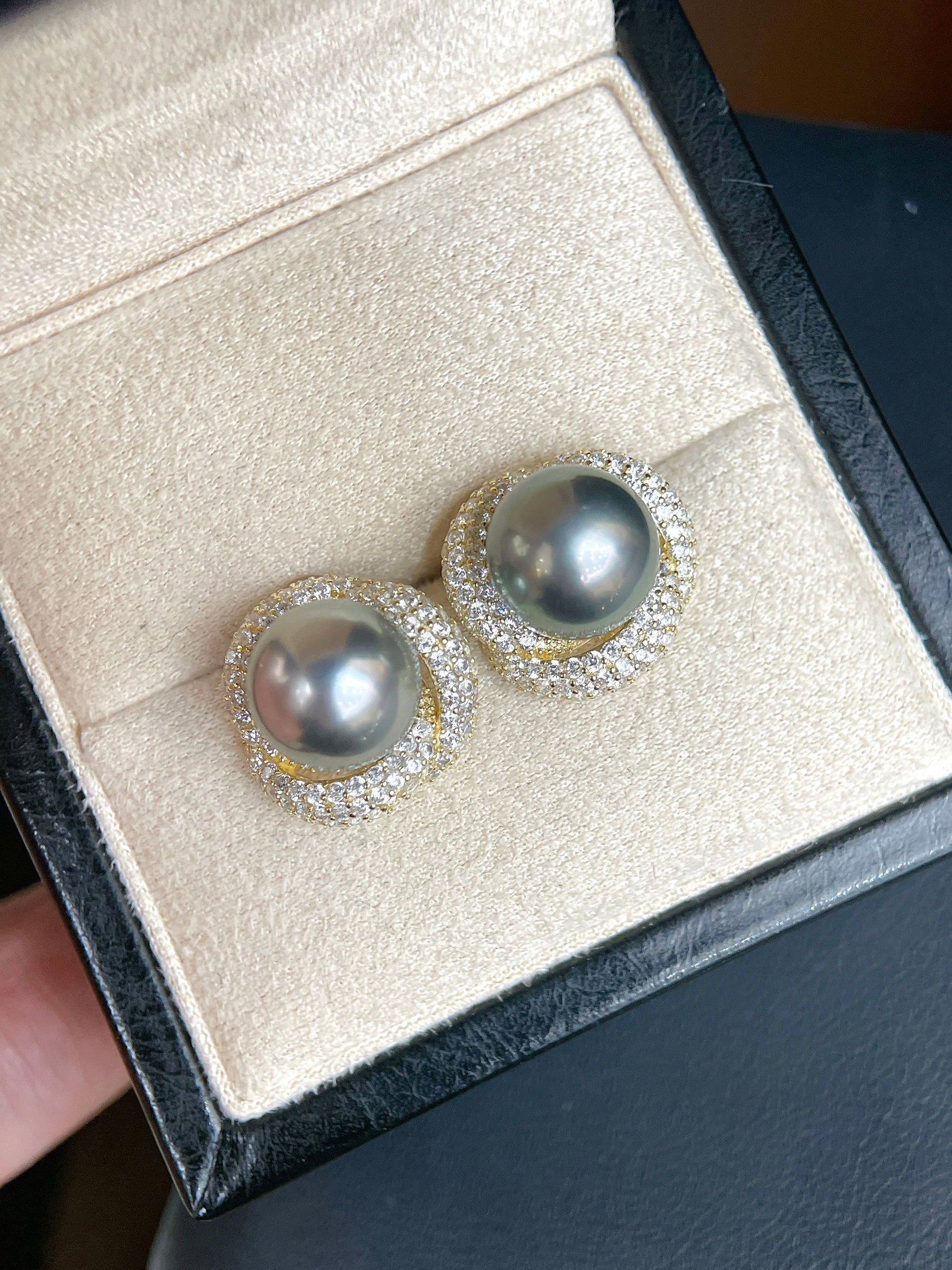 Tahitian Pearl Earrings - 2