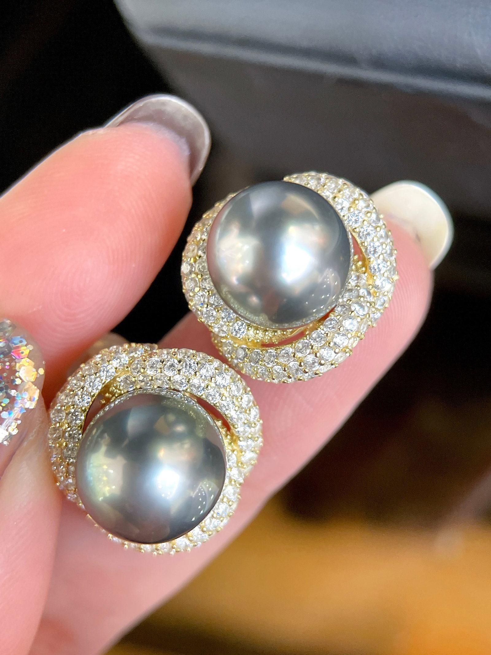 Tahitian Pearl Earrings - 4