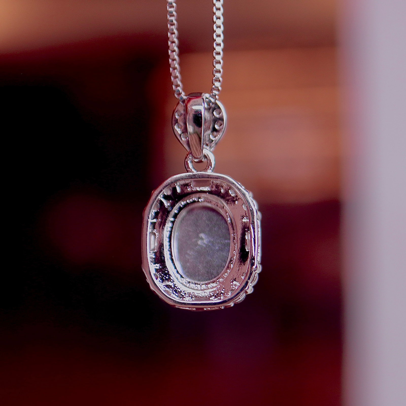 Natural Jadeite Egg-shaped Pendant - 6