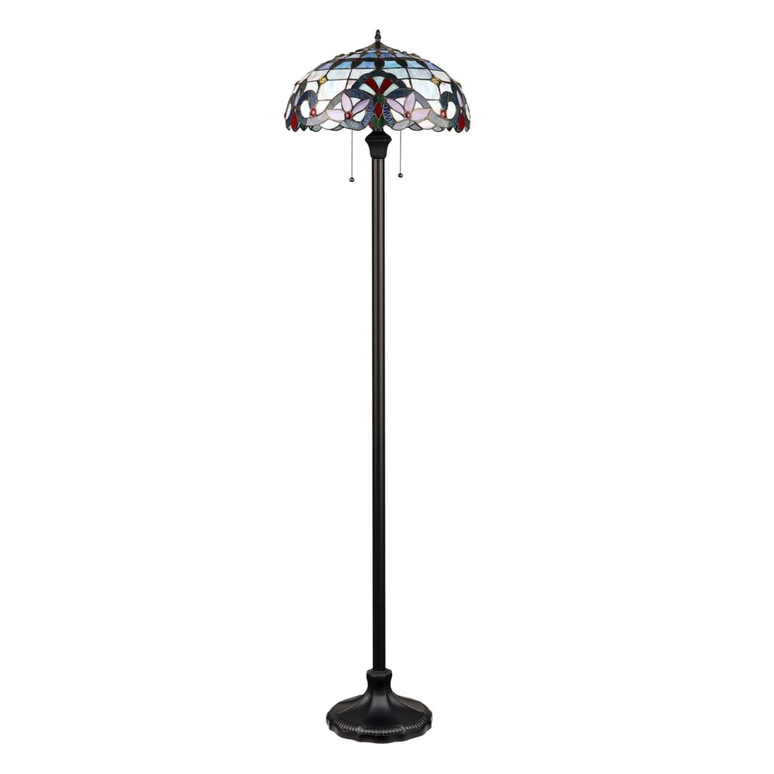 67.3" Stained Glass Floor Lamp - 2