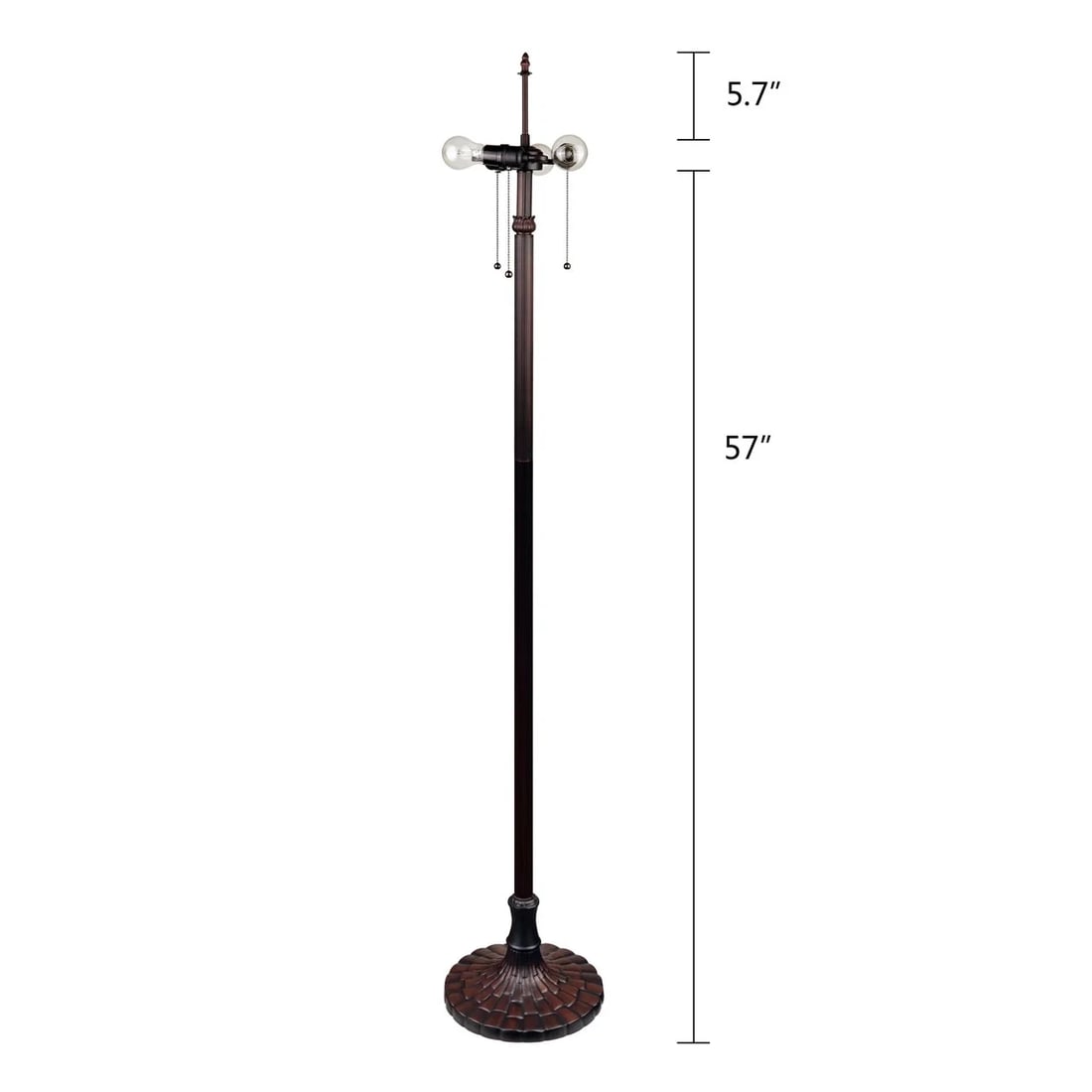 64.76" Stained Glass Floor Lamp - 8